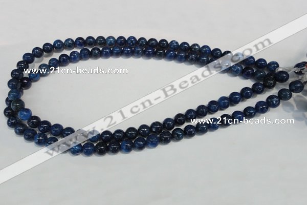 CKU101 15.5 inches 6mm round dyed kunzite beads wholesale