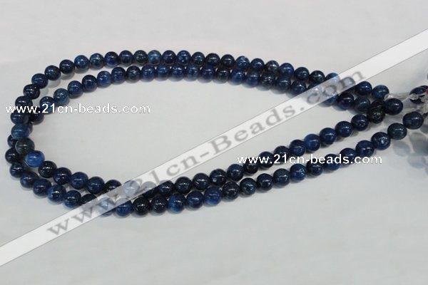 CKU102 15.5 inches 8mm round dyed kunzite beads wholesale