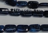 CKU122 15.5 inches 8*12mm rectangle dyed kunzite beads wholesale