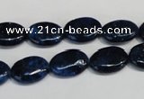 CKU131 15.5 inches 10*14mm oval dyed kunzite beads wholesale