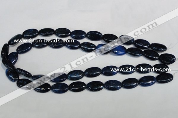 CKU132 15.5 inches 12*20mm oval dyed kunzite beads wholesale