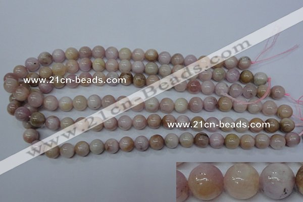 CKU202 15.5 inches 7mm round pink kunzite beads wholesale