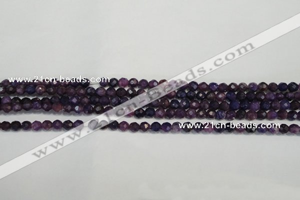 CKU21 15.5 inches 6mm faceted round purple kunzite beads wholesale