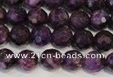 CKU23 15.5 inches 10mm faceted round purple kunzite beads wholesale