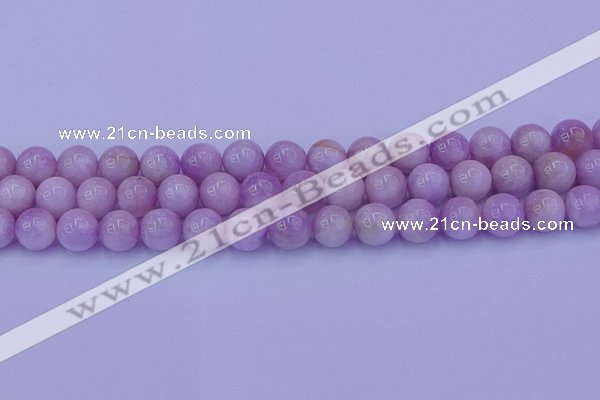 CKU264 15.5 inches 12mm round natural pink kunzite beads