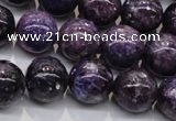 CKU30 15.5 inches 14mm round purple kunzite beads wholesale