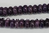 CKU32 15.5 inches 6*10mm rondelle purple kunzite beads wholesale