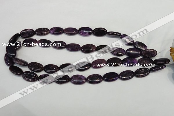 CKU40 15.5 inches 12*20mm oval purple kunzite beads wholesale