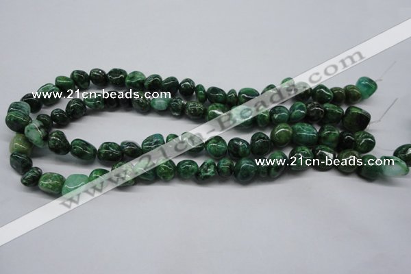 CKU54 15.5 inches 8*10mm - 10*12mm nuggets dyed kunzite beads