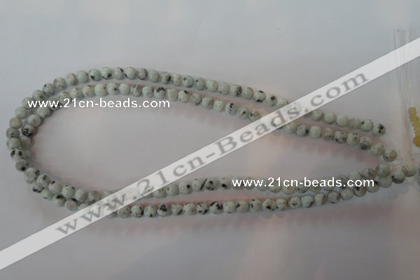 CKW01 15.5 inches 6mm round kiwi jasper gemstone beads