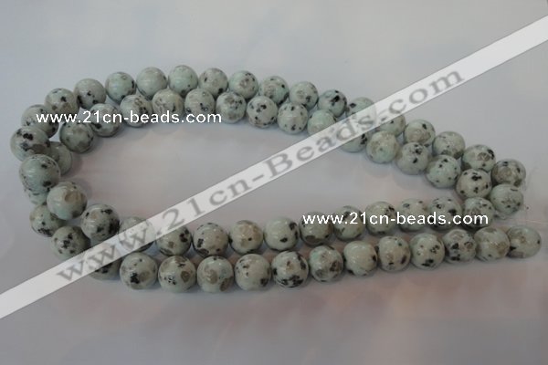 CKW04 15.5 inches 12mm round kiwi jasper gemstone beads