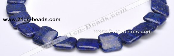 CLA02 Square 20*20mm deep blue dyed lapis lazuli gemstone beads