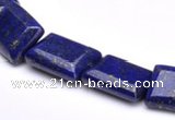 CLA05 Rectangle deep blue dyed lapis lazuli 12*16mm stone beads