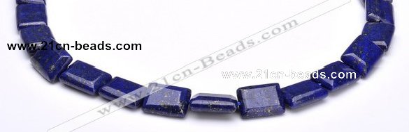 CLA05 Rectangle deep blue dyed lapis lazuli 12*16mm stone beads