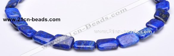 CLA06 Blue 13*18mm rectangle dyed lapis lazuli gemstone beads