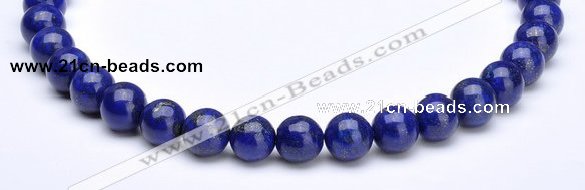 CLA08 4mm round deep blue dyed lapis lazuli beads wholesale