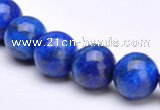 CLA22 round 6mm blue lapis lazuli gemstone beads wholesale