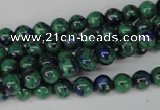 CLA479 15.5 inches 6mm round synthetic lapis lazuli beads