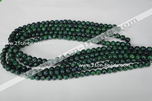 CLA480 15.5 inches 8mm round synthetic lapis lazuli beads