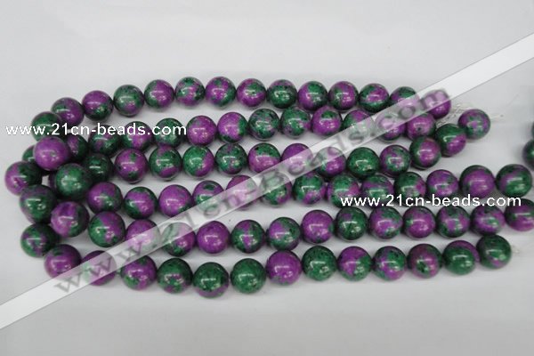 CLA493 15.5 inches 14mm round synthetic lapis lazuli beads