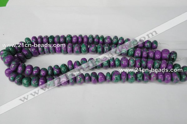 CLA502 15.5 inches 8*12mm nuggets synthetic lapis lazuli beads