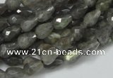 CLB08 16 inches 6*8mm faceted teardrop labradorite beads wholesale