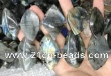 CLB1003 15.5 inches 18*35mm - 25*45mm freeform labradorite beads