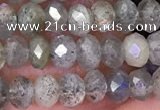 CLB1050 15.5 inches 3*4mm faceted rondelle labradorite beads wholesale