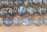 CLB1056 15.5 inches 4mm round labradorite gemstone beads