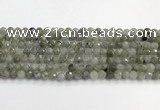 CLB1075 15.5 inches 6mm faceted round labradorite beads