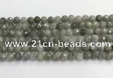 CLB1076 15.5 inches 8mm faceted round labradorite beads