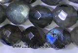 CLB1095 15.5 inches 6mm faceted round labradorite gemstone beads