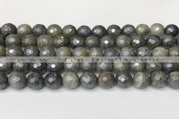 CLB1127 15 inches 10mm faceted round AB-color labradorite beads