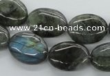 CLB114 15.5 inches 15*20mm oval labradorite gemstone beads wholesale