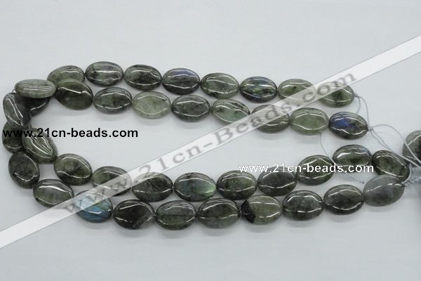 CLB114 15.5 inches 15*20mm oval labradorite gemstone beads wholesale