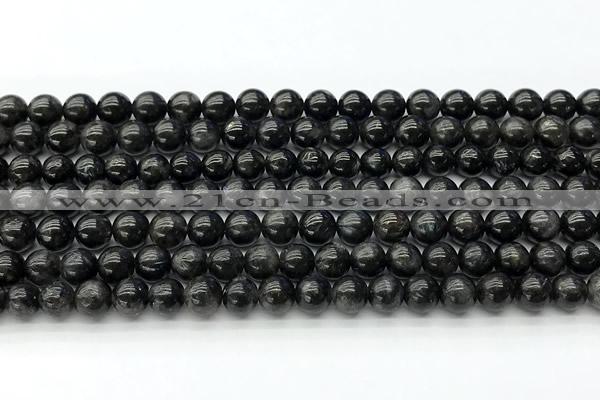 CLB1166 15 inches 6mm round hornblende beads