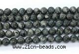 CLB1203 15.5 inches 10mm round black labradorite gemstone beads