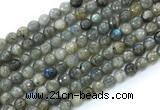 CLB1231 15.5 inches 6mm faceted round labradorite gemstone beads