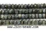 CLB1286 15.5 inches 10*16mm faceted rondelle labradorite beads