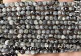 CLB1300 15 inches 4mm faceted round black labradorite beads wholesale