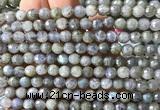 CLB1308 15 inches 6mm faceted round labradorite beads wholesale