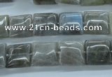 CLB132 15.5 inches 12*12mm square labradorite gemstone beads