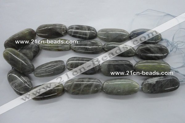 CLB136 15.5 inches 20*40mm oval labradorite gemstone beads