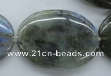 CLB137 15.5 inches 30*40mm oval labradorite gemstone beads