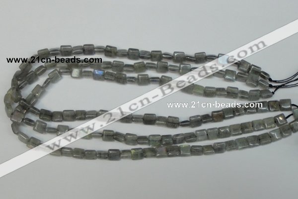 CLB161 15.5 inches 8*8mm square labradorite gemstone beads