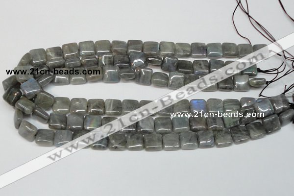 CLB162 15.5 inches 10*10mm square labradorite gemstone beads