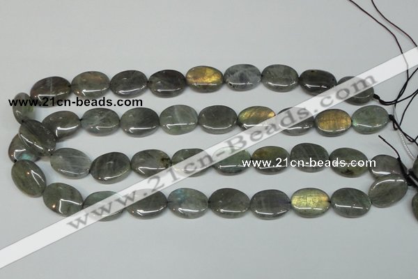 CLB175 15.5 inches 15*20mm oval labradorite gemstone beads