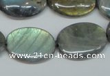 CLB176 15.5 inches 18*25mm oval labradorite gemstone beads