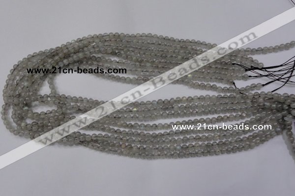 CLB18 15.5 inches 4mm round labradorite gemstone beads wholesale