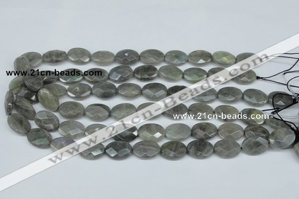 CLB188 15.5 inches 13*18mm faceted oval labradorite beads